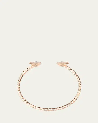 Boucheron 18K Rose Gold Serpent Boheme Bracelet with Diamonds | Thumbnail 3