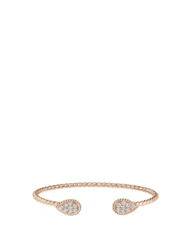 Boucheron 18K Rose Gold Serpent Boheme Bracelet with Diamonds | Thumbnail 1