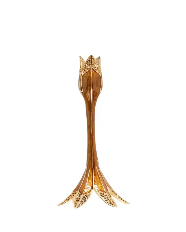 Jay Strongwater Tulip Medium Candlestick Holder