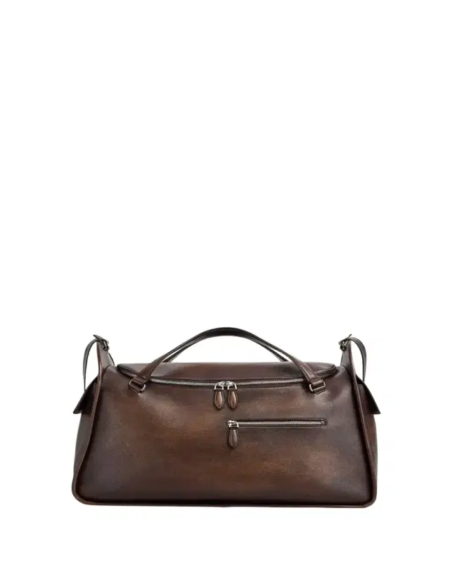Berluti Men's Periple Leather Weekender Bag