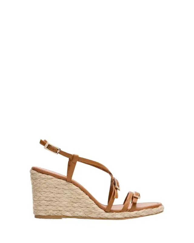 Georgie Strappy Wedge Espadrille Sandals