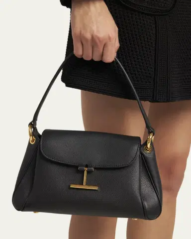 TOM FORD Tara Small Shoulder Bag in Grain Leather | Thumbnail 2 TOM FORD Tara Small Shoulder Bag in Grain Leather | Thumbnail 2