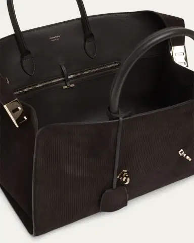 Ferragamo Hug Suede Corduroy Top-Handle Bag | Thumbnail 8 Ferragamo Hug Suede Corduroy Top-Handle Bag | Thumbnail 8