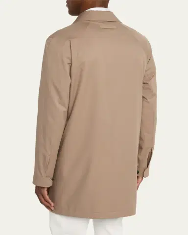 Zegna Men's Microfiber Raincoat | Thumbnail 3