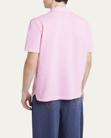 Bottega Veneta Men's Pique Classic Polo Shirt | Thumbnail 3