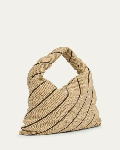 Bottega Veneta Hop Large Striped Shoulder Bag | Thumbnail 3