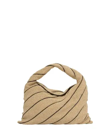 Bottega Veneta Hop Large Striped Shoulder Bag | Thumbnail 1