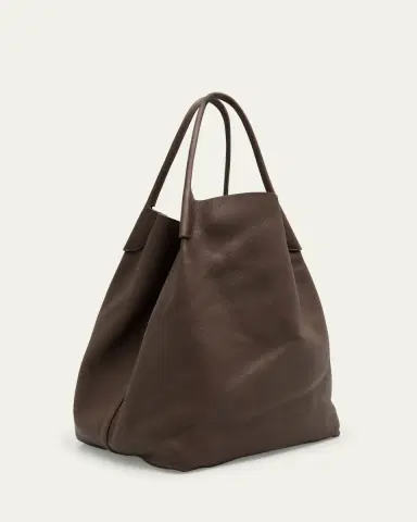 Loro Piana Bale Leather Hobo Bag | Thumbnail 3 Loro Piana Bale Leather Hobo Bag | Thumbnail 3