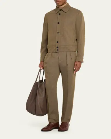 Loro Piana Bale Leather Hobo Bag | Thumbnail 5 Loro Piana Bale Leather Hobo Bag | Thumbnail 5