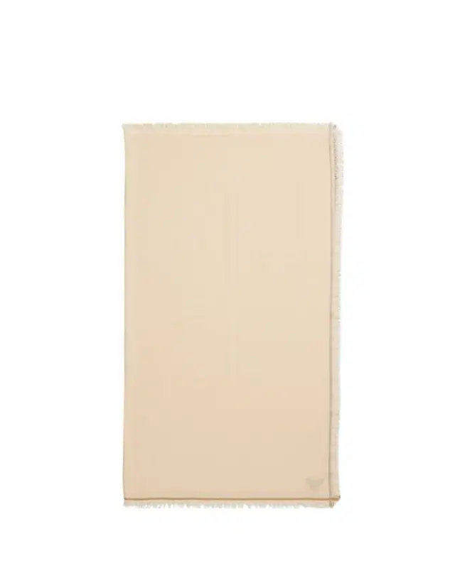 Loro Piana Cashmere Striped Trim Scarf