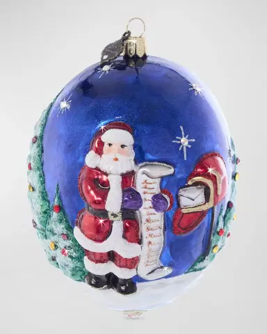 Jay Strongwater Christmas Delivery Glass Ornament | Thumbnail 2