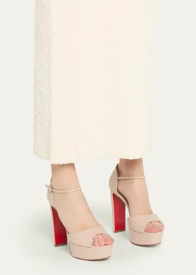 Christian Louboutin 130mm Sandaloo Leather Platform Sandals | Thumbnail 2 Christian Louboutin 130mm Sandaloo Leather Platform Sandals | Thumbnail 2