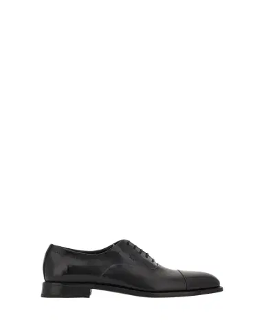 Ferragamo Men's Albert Tramezza Cap-Toe Brogue Leather Oxfords | Thumbnail 1 Ferragamo Men's Albert Tramezza Cap-Toe Brogue Leather Oxfords | Thumbnail 1