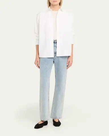 Toteme Signature Cotton Button-Down Shirt | Thumbnail 2