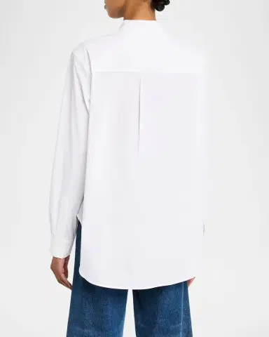 Toteme Signature Cotton Button-Down Shirt | Thumbnail 7