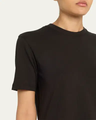 Alaïa Short-Sleeve Peplum T-Shirt | Thumbnail 8