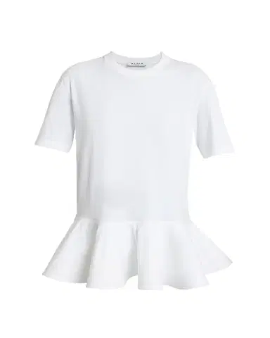 Alaïa Short-Sleeve Peplum T-Shirt | Thumbnail 1