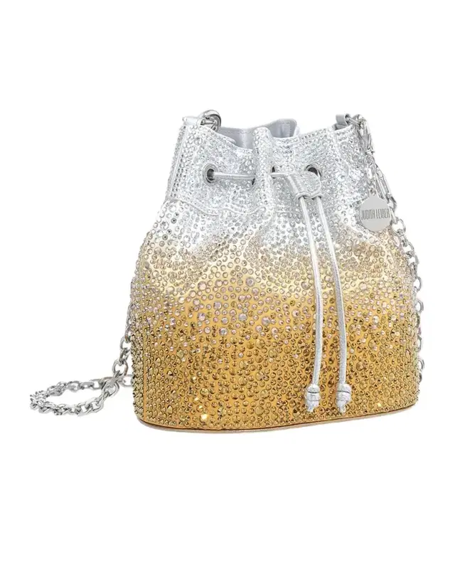 Judith Leiber Couture Piper Gradient Crystal Bucket Bag
