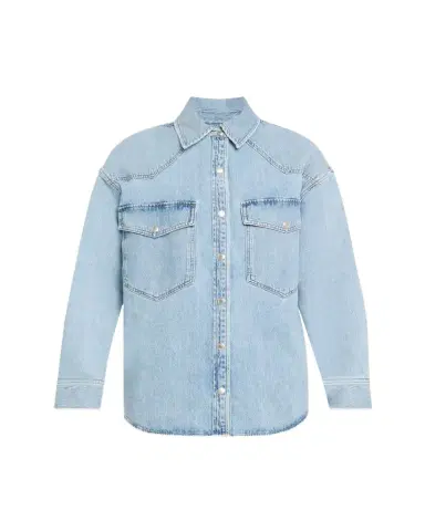 AGOLDE Lotta Long-Sleeve Denim Shirt | Thumbnail 1 AGOLDE Lotta Long-Sleeve Denim Shirt | Thumbnail 1