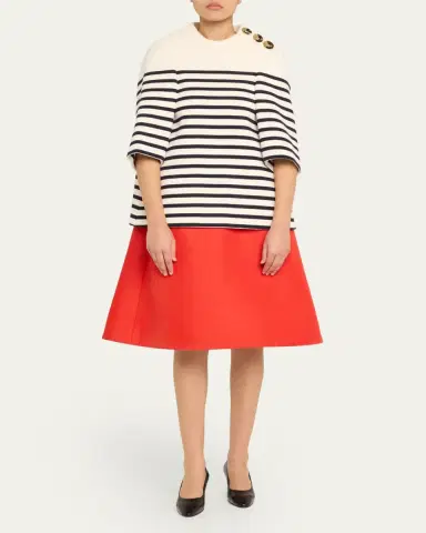 Marc Jacobs Runway Aline Silk-Blend Skirt | Thumbnail 2 Marc Jacobs Runway Aline Silk-Blend Skirt | Thumbnail 2