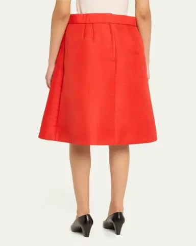 Marc Jacobs Runway Aline Silk-Blend Skirt | Thumbnail 3 Marc Jacobs Runway Aline Silk-Blend Skirt | Thumbnail 3