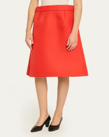 Marc Jacobs Runway Aline Silk-Blend Skirt | Thumbnail 4 Marc Jacobs Runway Aline Silk-Blend Skirt | Thumbnail 4