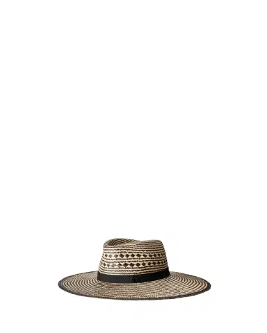 Maison Michel Charles Bicolor Straw Fedora Hat | Thumbnail 1