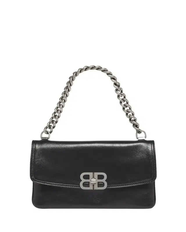 BB Soft Leather Phone Wallet on Chain