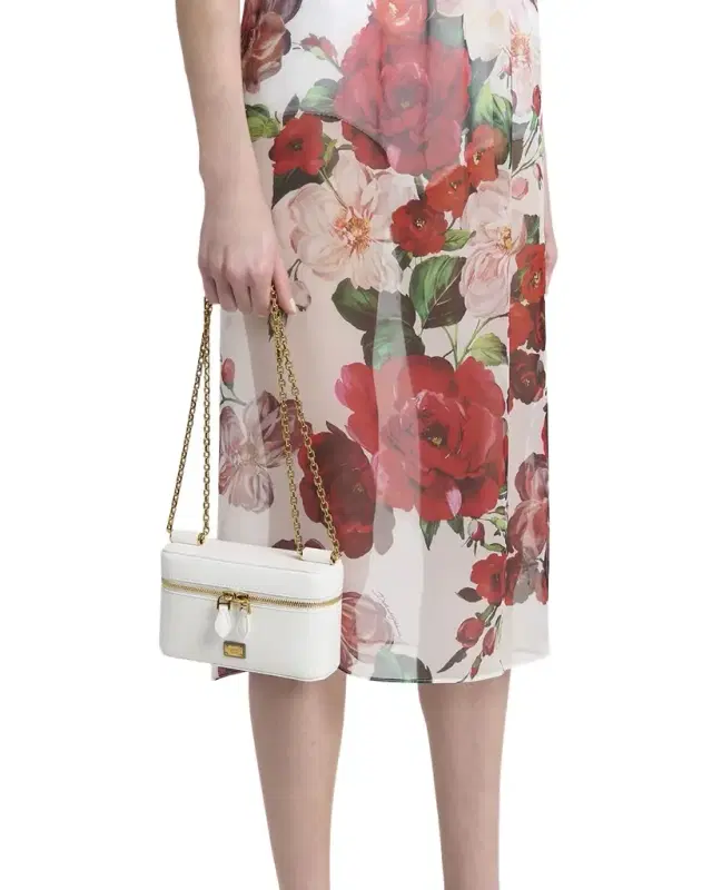 Sicily Calfskin Vanity Crossbody Bag