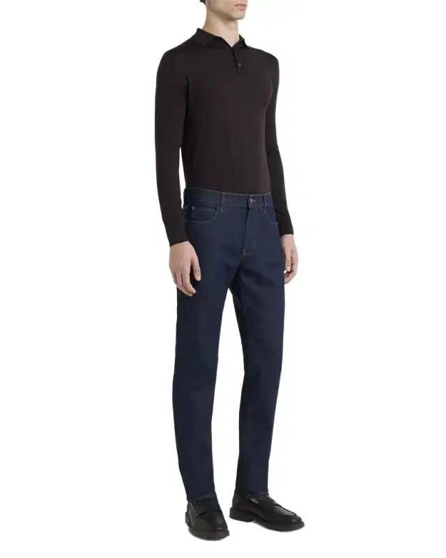Men 's Quarona Kurashiki Slim Denim Trousers