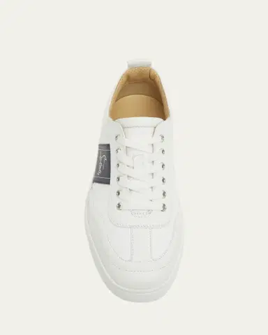 Christian Louboutin Men's Retero Canvas and Leather Low-Top Sneakers | Thumbnail 3 Christian Louboutin Men's Retero Canvas and Leather Low-Top Sneakers | Thumbnail 3