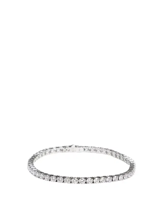 Kendall Row 14K White Gold Lab Grown Diamond Tennis Bracelet, 7"L, 7.00tcw