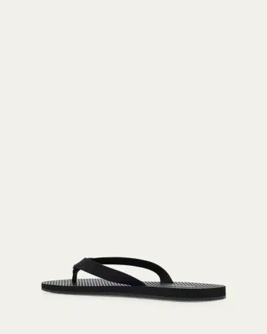THE ROW Men's Dune Leather Flip Flop Sandals | Thumbnail 4