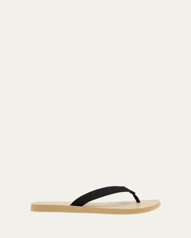 THE ROW Men's Dune Leather Flip Flop Sandals | Thumbnail 6