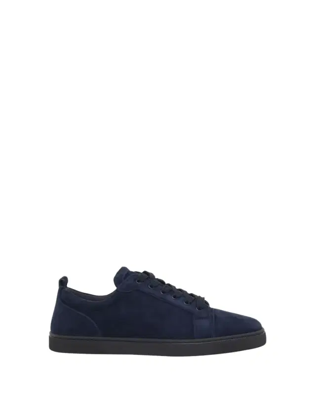 Christian Louboutin Men's Louis Junior Suede Red Sole Sneakers