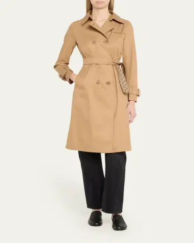 HERNO Delon Double-Breasted Trench Coat | Thumbnail 2 HERNO Delon Double-Breasted Trench Coat | Thumbnail 2