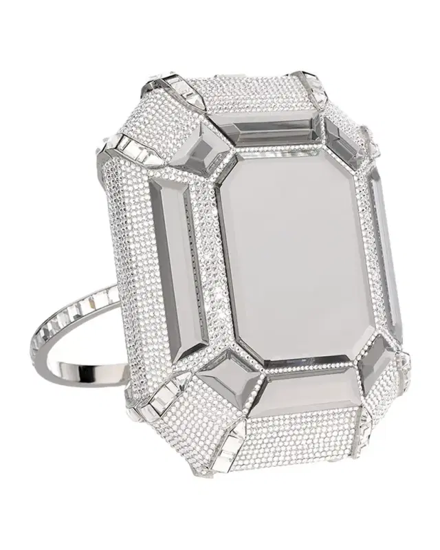 Judith Leiber Couture Emerald-Cut Ring Minaudiere