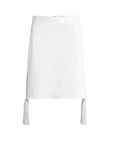 Bottega Veneta Shiny Leather Skirt with Tassels | Thumbnail 1 Bottega Veneta Shiny Leather Skirt with Tassels | Thumbnail 1