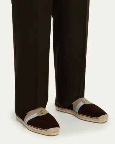 Christian Louboutin Men's Alfarica Nubuck Leather Espadrilles | Thumbnail 2 Christian Louboutin Men's Alfarica Nubuck Leather Espadrilles | Thumbnail 2
