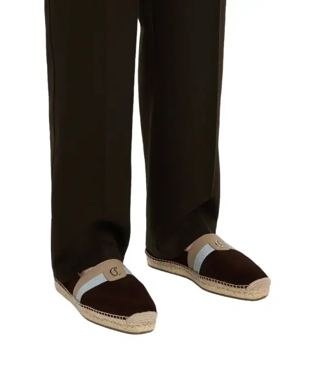 Christian Louboutin Men's Alfarica Nubuck Leather Espadrilles