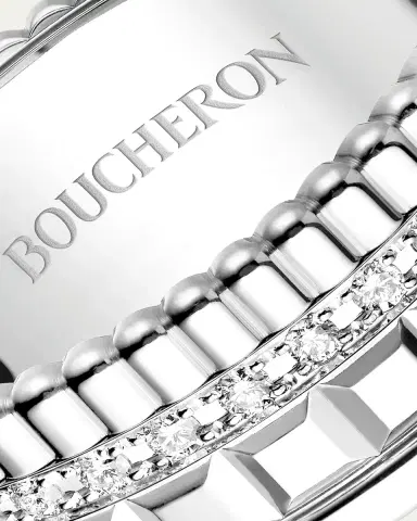 Boucheron 18K White Gold Quatre Radiant Edition Ring with Diamonds | Thumbnail 2