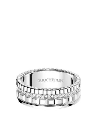 Boucheron 18K White Gold Quatre Radiant Edition Ring with Diamonds | Thumbnail 1
