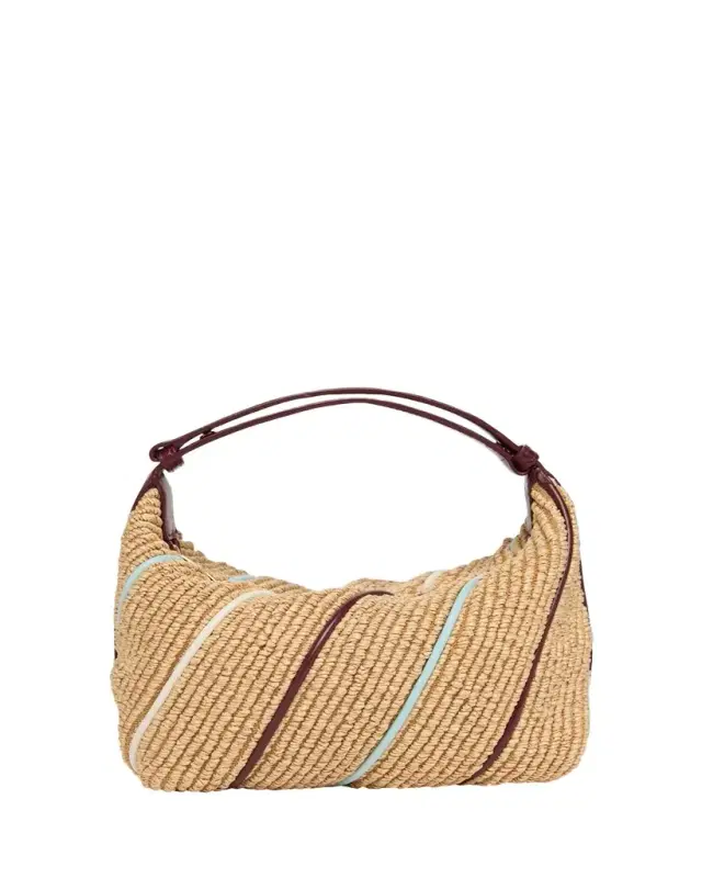 Bottega Veneta Wallace Mini Striped Shoulder Bag