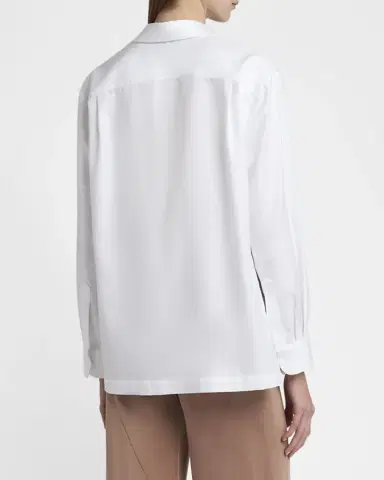 Giorgio Armani Cotton Twill Tunic Blouse | Thumbnail 2 Giorgio Armani Cotton Twill Tunic Blouse | Thumbnail 2