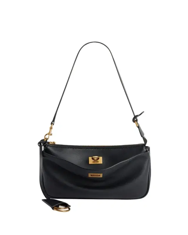 Balenciaga Rodeo Sling Pochette Smooth Leather Shoulder Bag