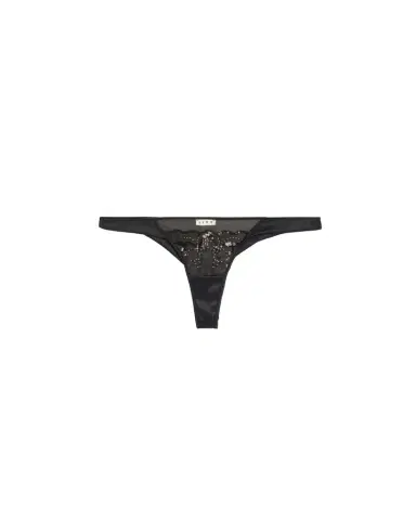 Livy Paradis Bead-Embroidered Silk Satin Tanga | Thumbnail 1 Livy Paradis Bead-Embroidered Silk Satin Tanga | Thumbnail 1