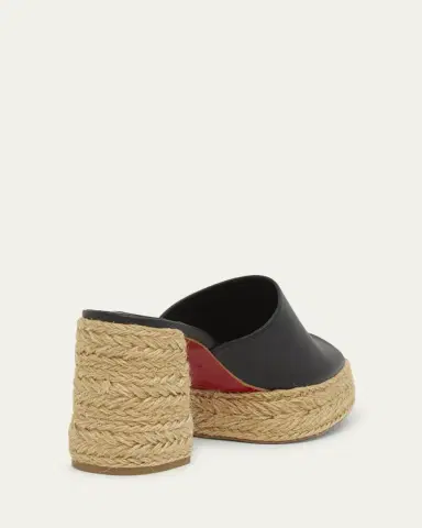 Christian Louboutin 85mm Calakala Leather Espadrille Mules | Thumbnail 7 Christian Louboutin 85mm Calakala Leather Espadrille Mules | Thumbnail 7