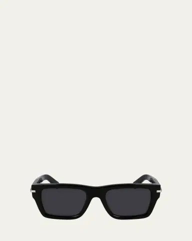 Ferragamo Men's Prisma Modified Acetate Rectangle Sunglasses | Thumbnail 5 Ferragamo Men's Prisma Modified Acetate Rectangle Sunglasses | Thumbnail 5