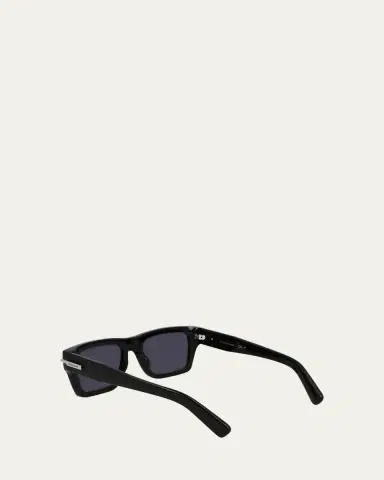Ferragamo Men's Prisma Modified Acetate Rectangle Sunglasses | Thumbnail 8 Ferragamo Men's Prisma Modified Acetate Rectangle Sunglasses | Thumbnail 8