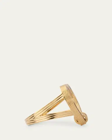Sydney Evan Fluted Heart Diamond Rondelle Ring | Thumbnail 3